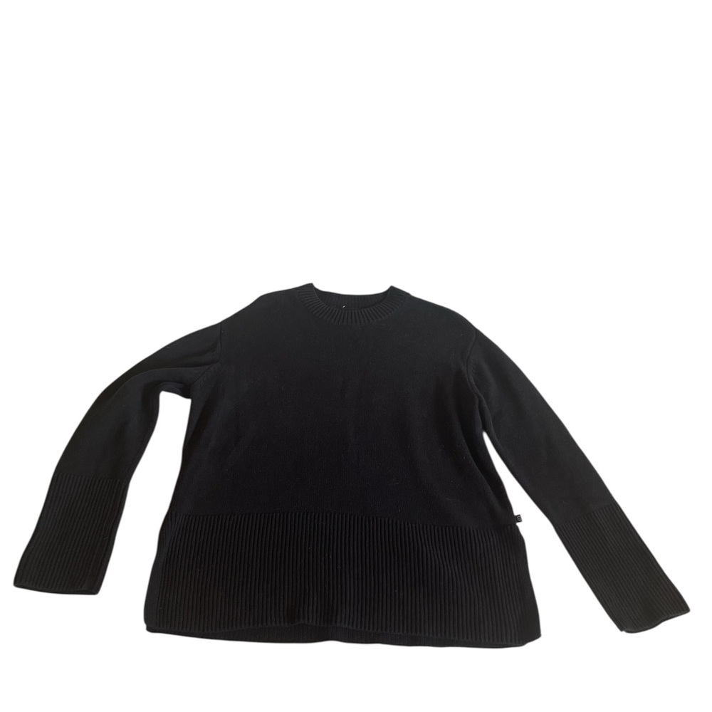 GAP Black Knit Crewneck Sweater